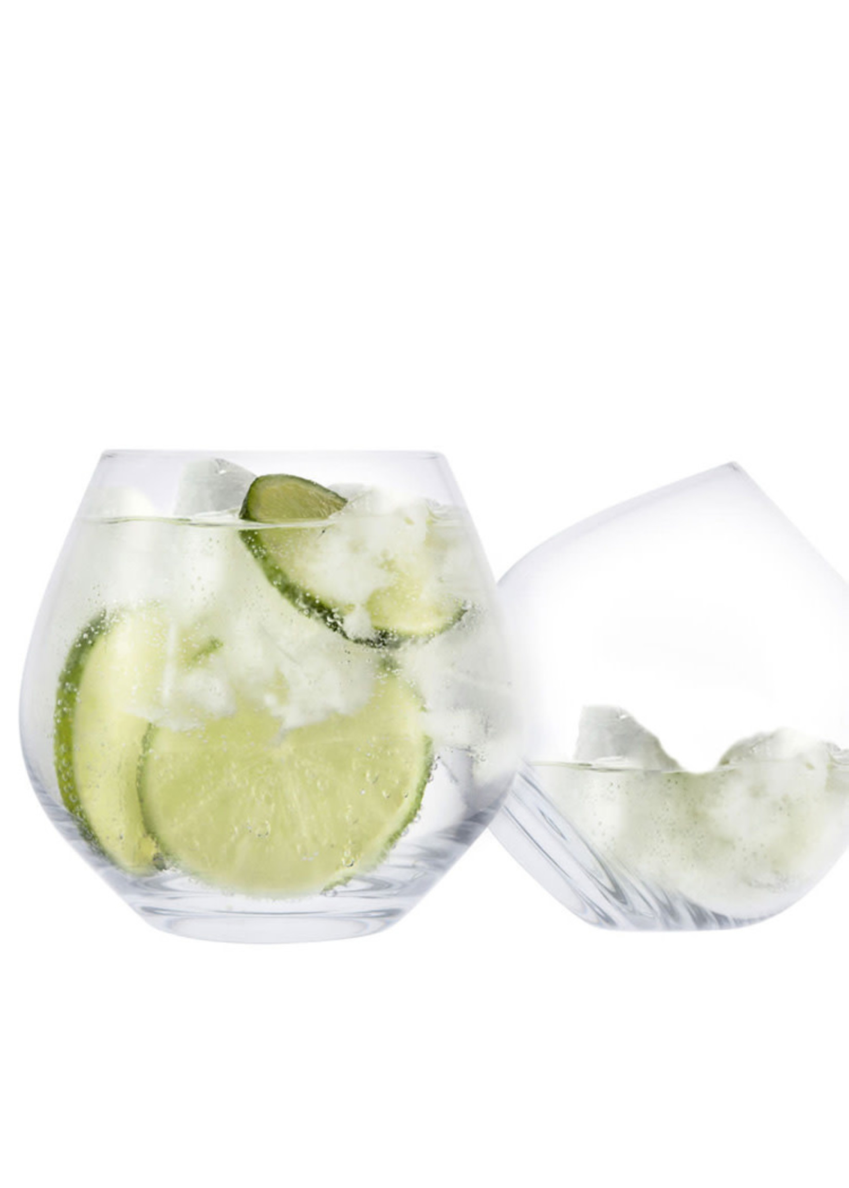 Stemless Gin Copa Glass w/ Coasters