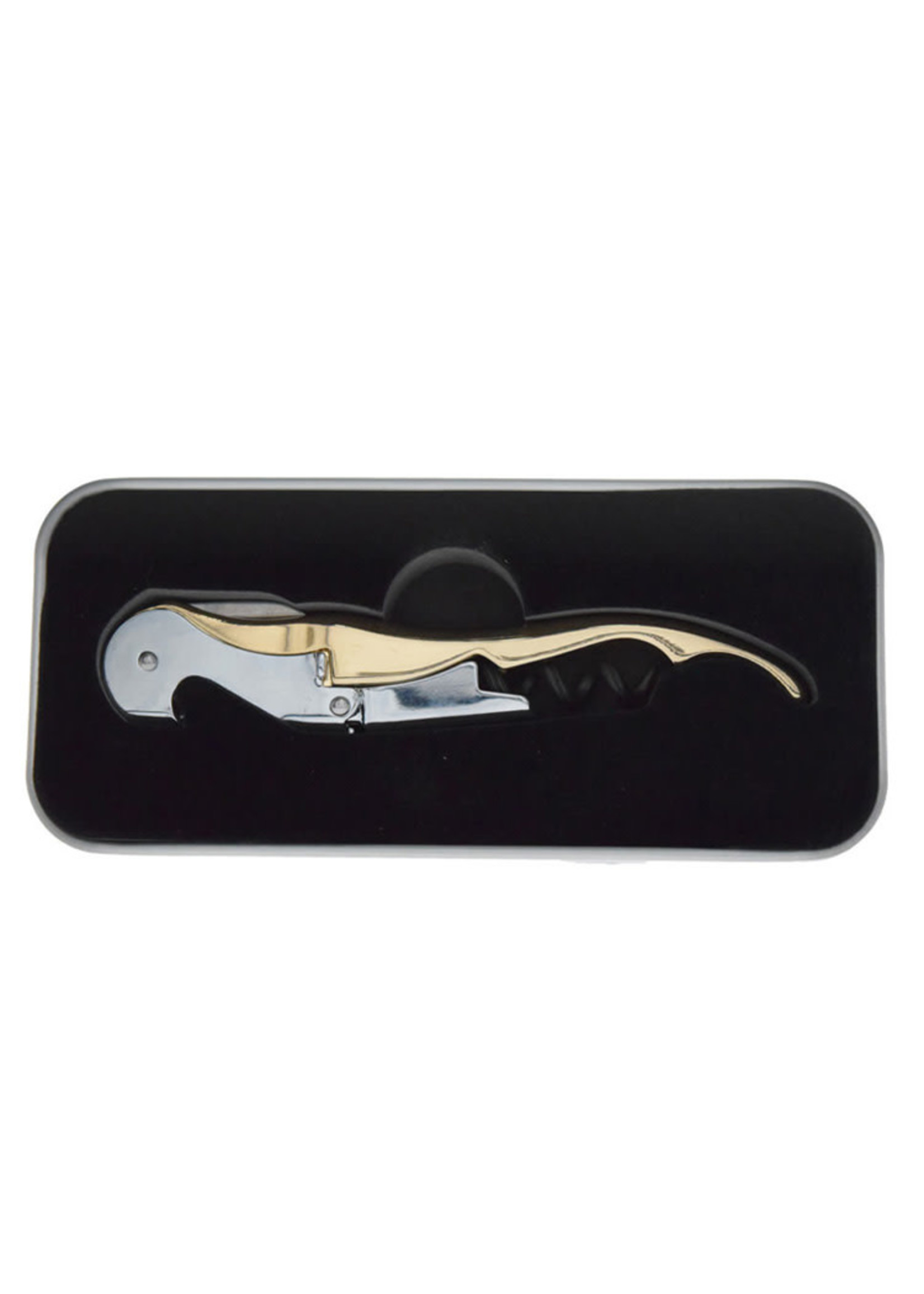 Prestige Double Lever Teflon Coated Corkscrew in Metal Box