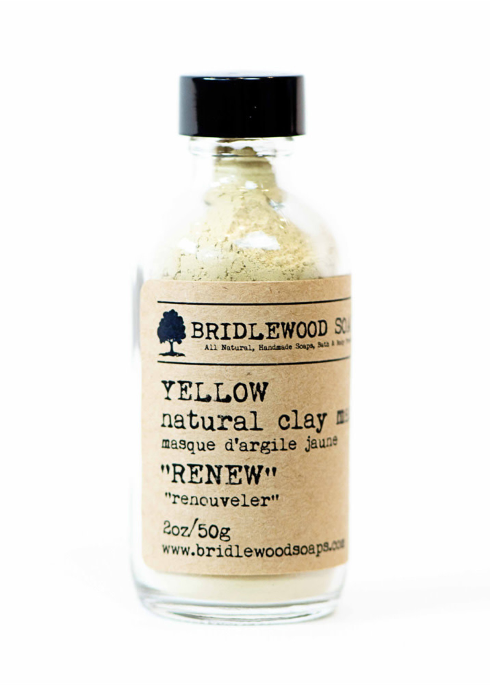 Bridlewood Soaps Yellow Clay - Renew Face Mask