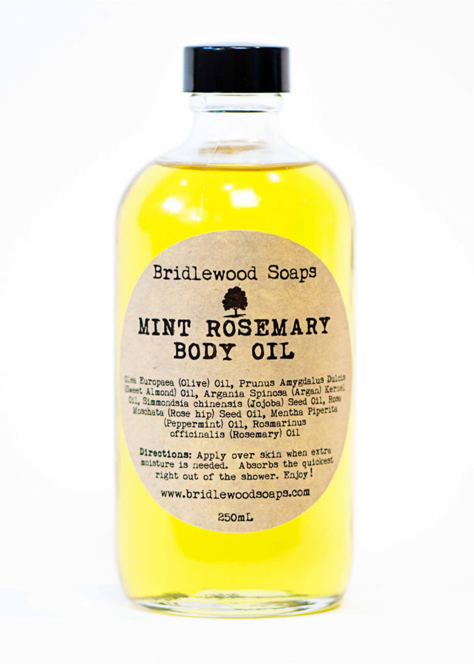 Bridlewood Soaps Mint Rosemary Body Oil