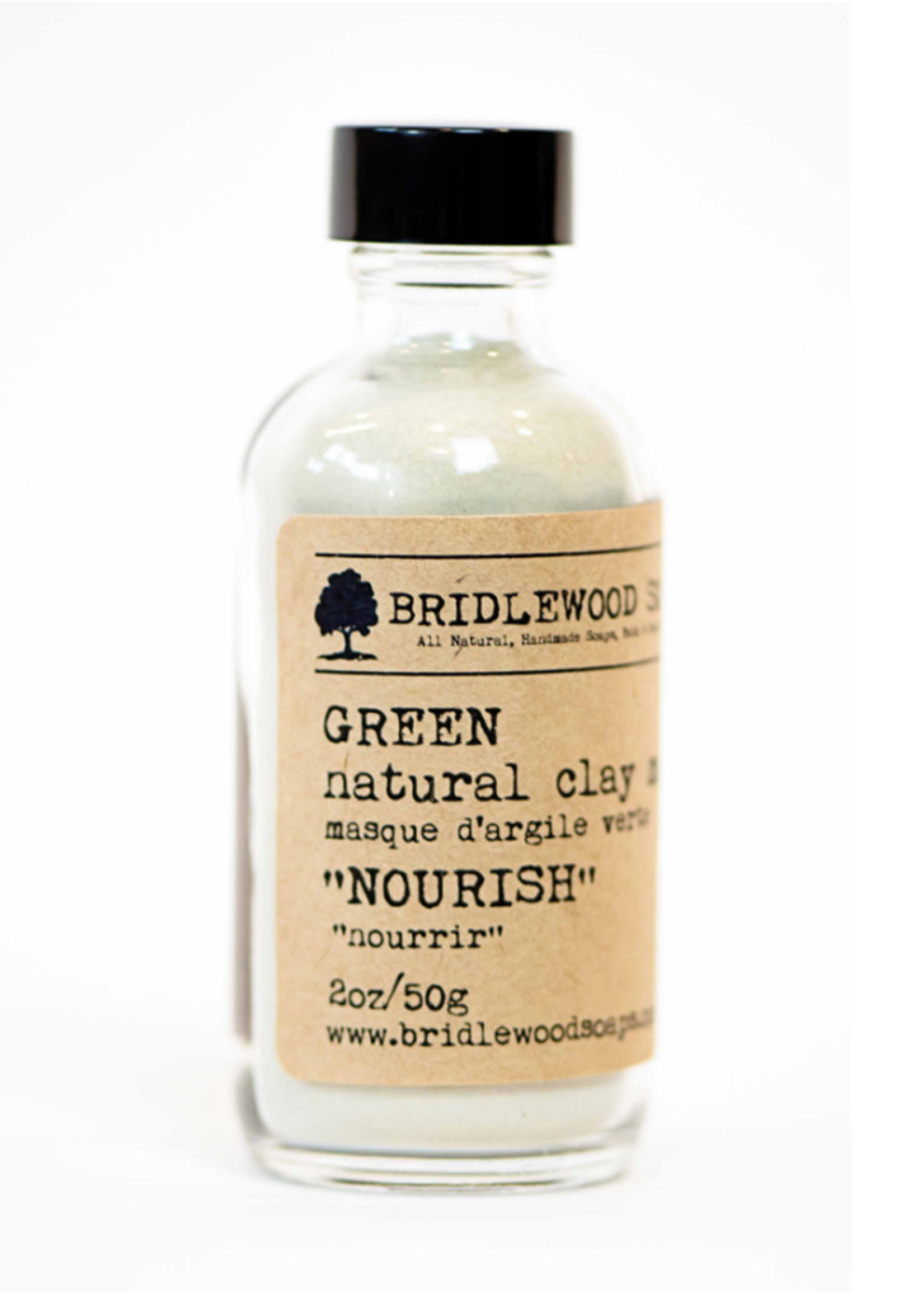 Bridlewood Soaps Green Clay - Nourish Face Mask