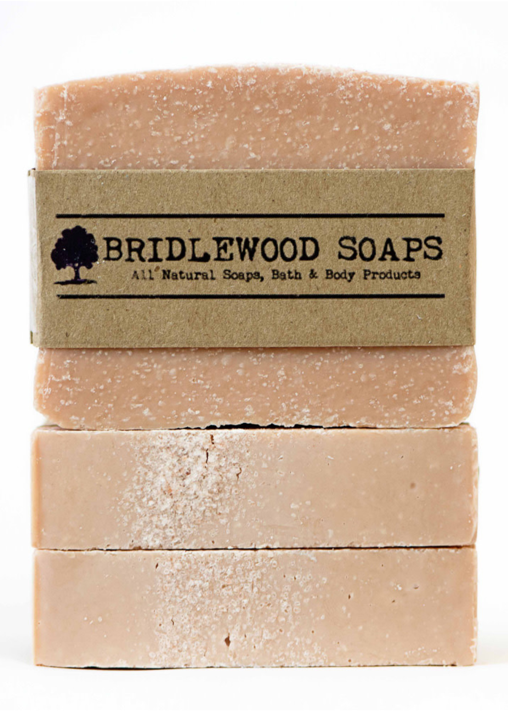 Bridlewood Soaps Pink Salt Soap Bar