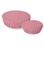 Gingham Bowl Cover Set of 2