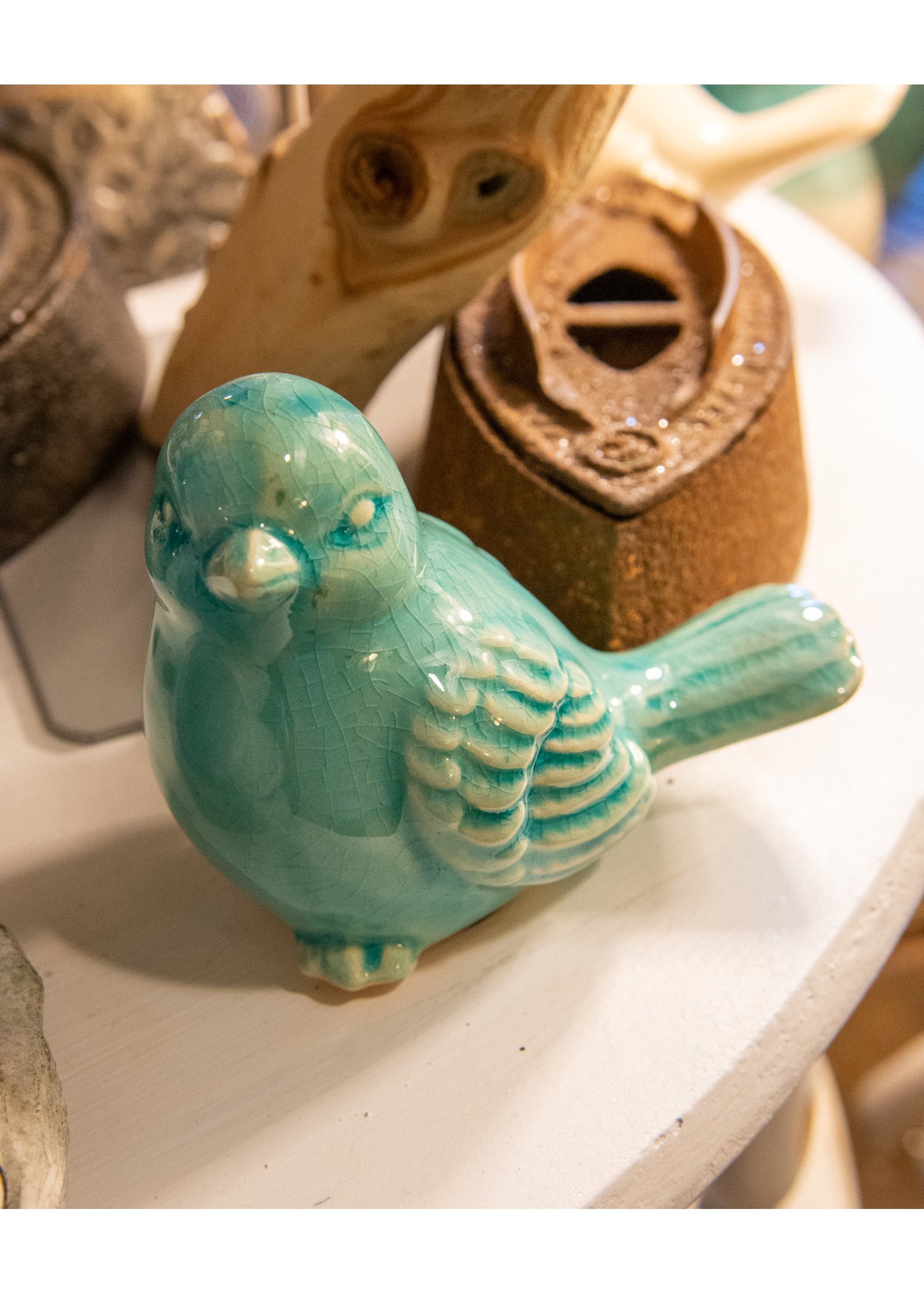 Two (2) Ceramic Birds