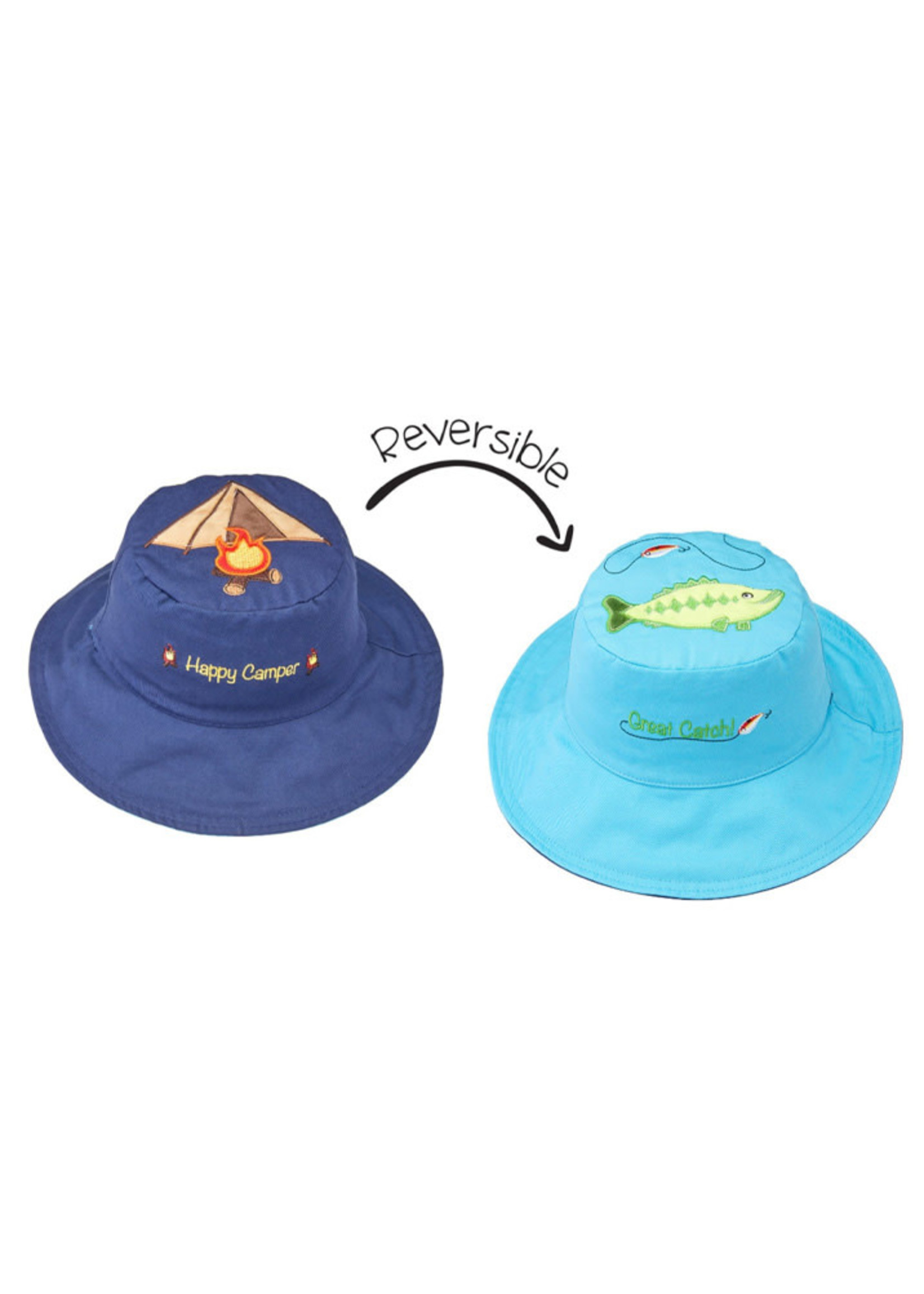 Flap Jack Kids Reversible Tent/Bass Kids Sun Hat