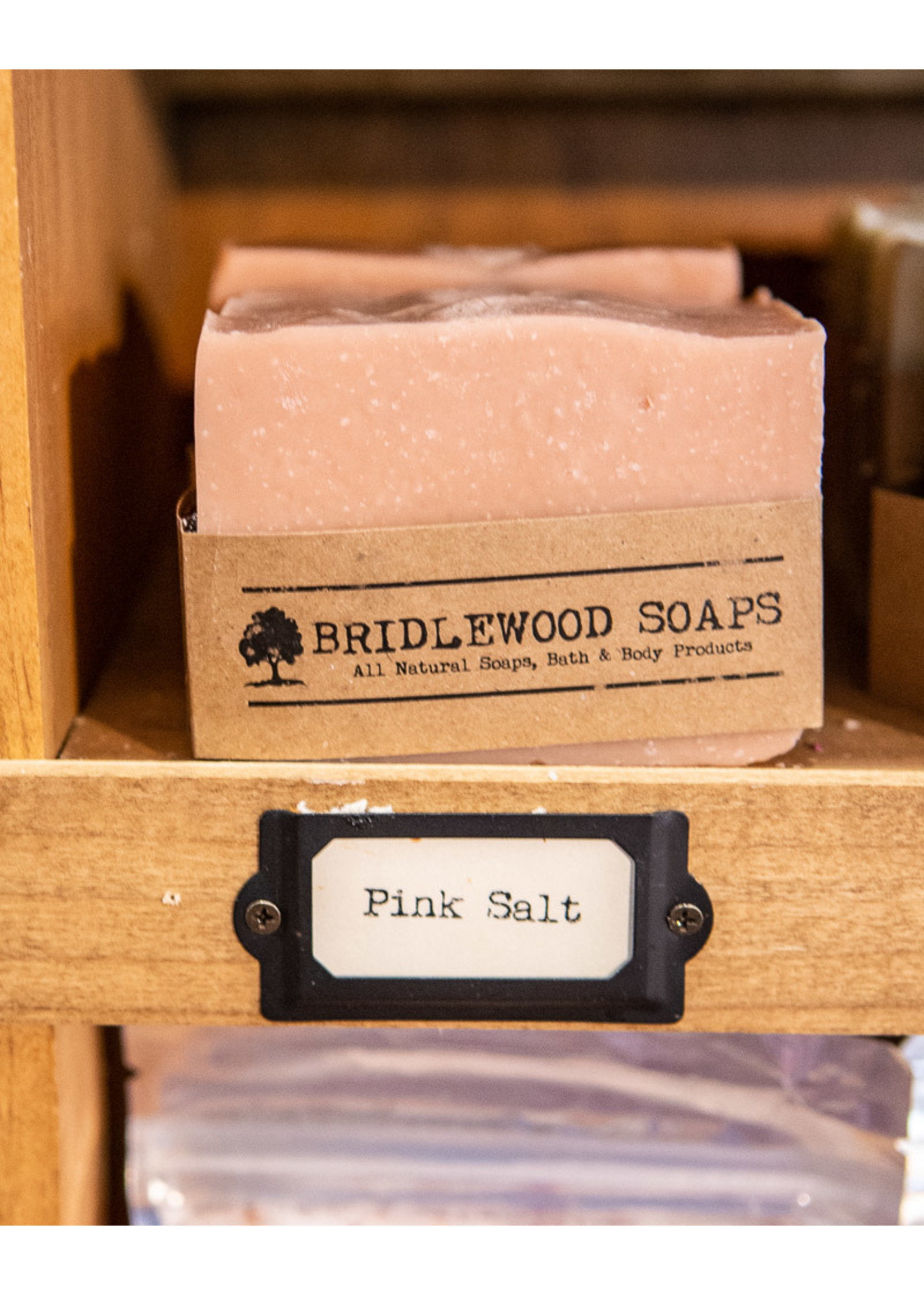 Bridlewood Soaps Pink Salt Soap Bar