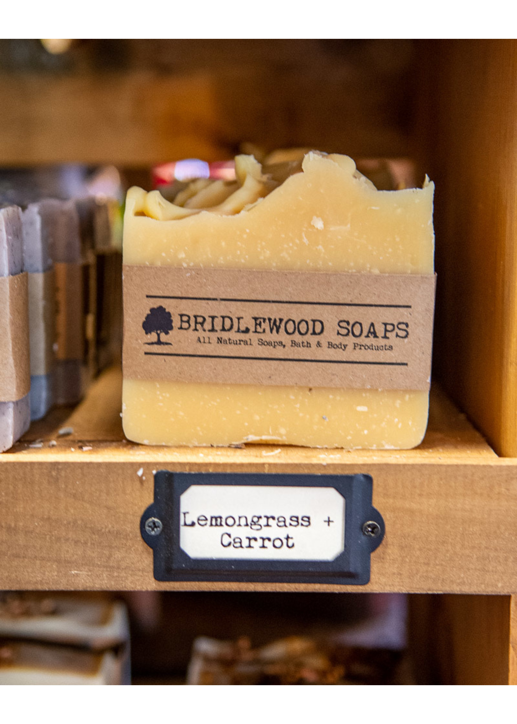 Bridlewood Soaps Lemongrass & Carrot Bar