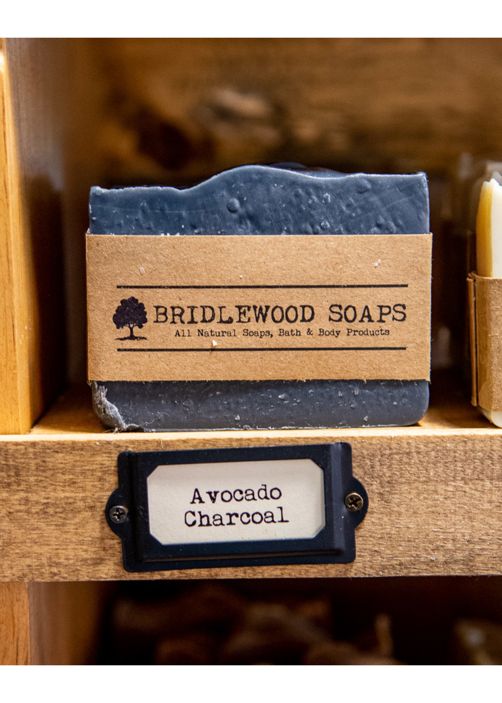 Bridlewood Soaps Avocado Charcoal Bar