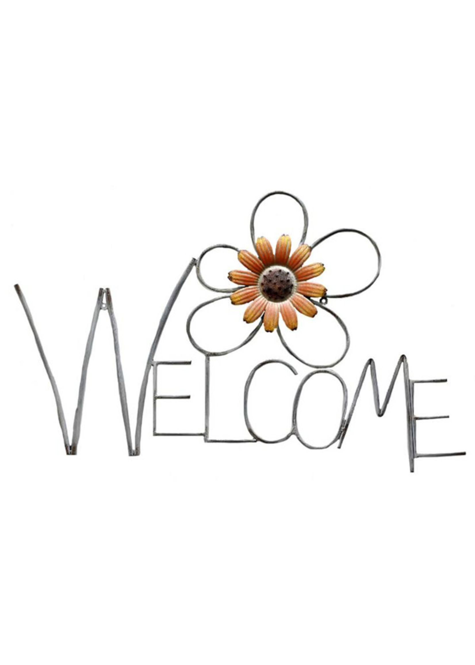 Welcome sign with flower - PICK UP ONLY