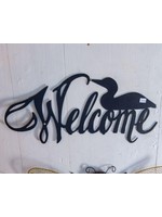 Metal Cut Welcome Loon Sign 16" - PICK UP ONLY