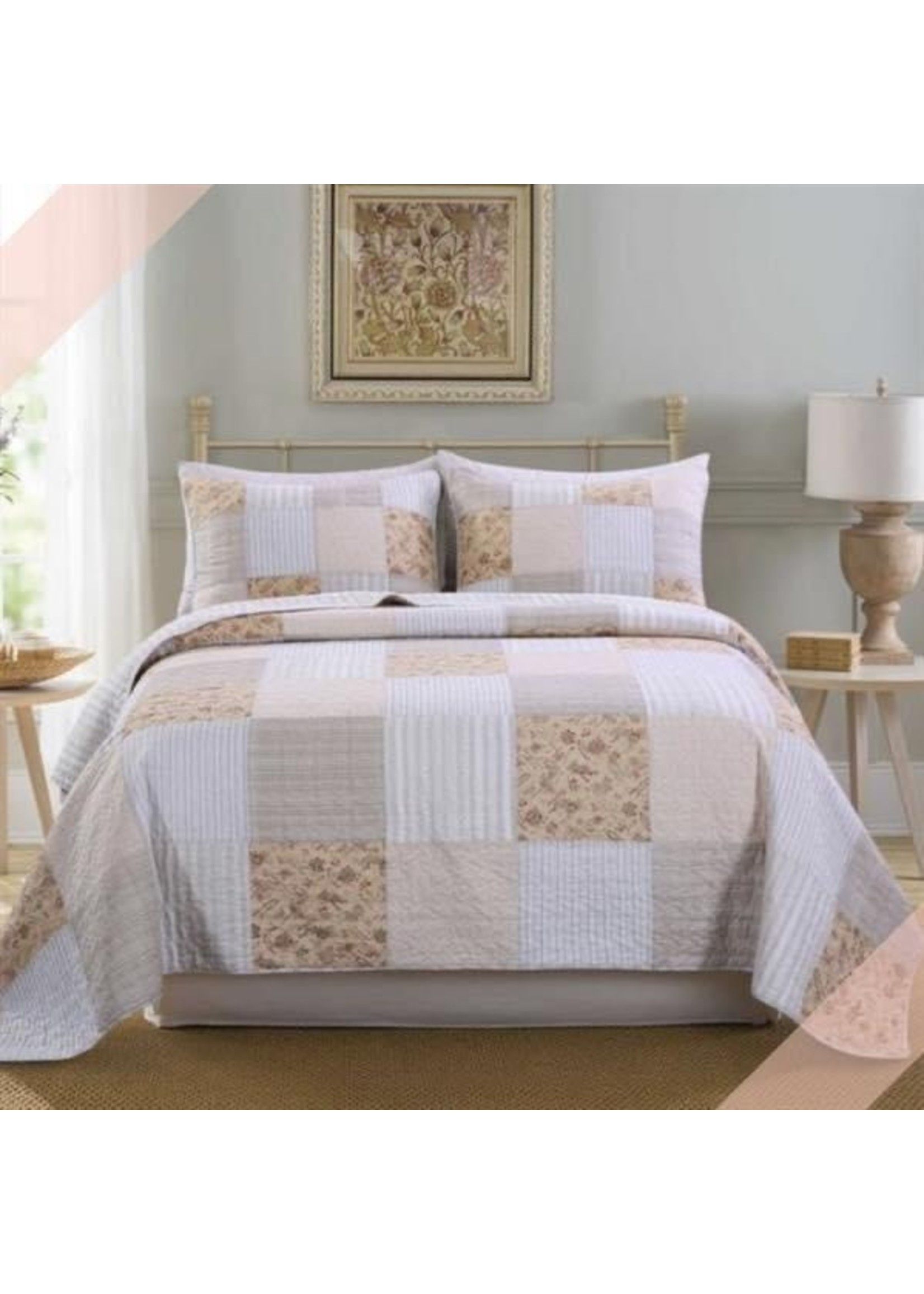 Quilt Set “Cindy” - Queen - PICK UP ONLY
