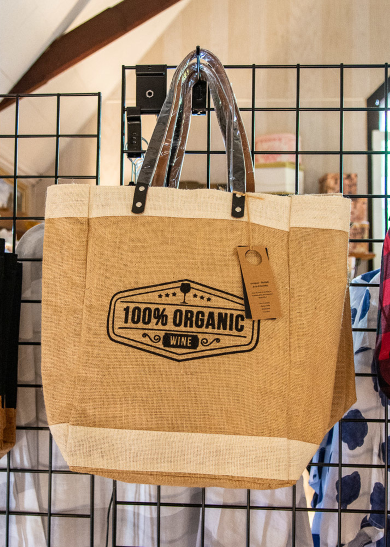 100% Organic Wine Tote - PICK UP ONLY