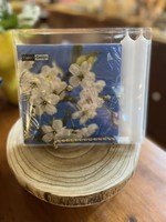 Blossom & Sky with White - Napkin Candle Gift Set