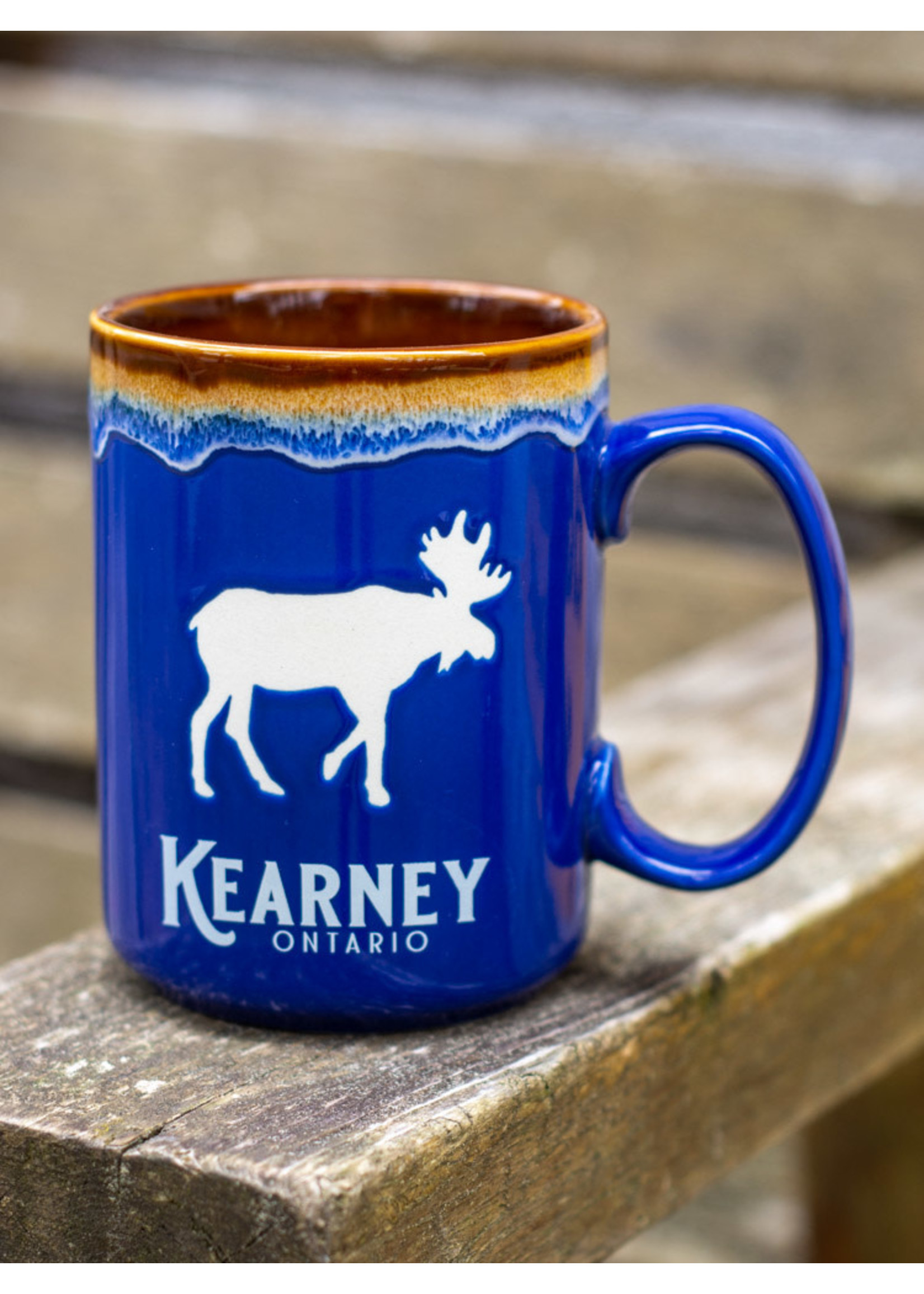 Kearney Moose Mug Blue/Brown