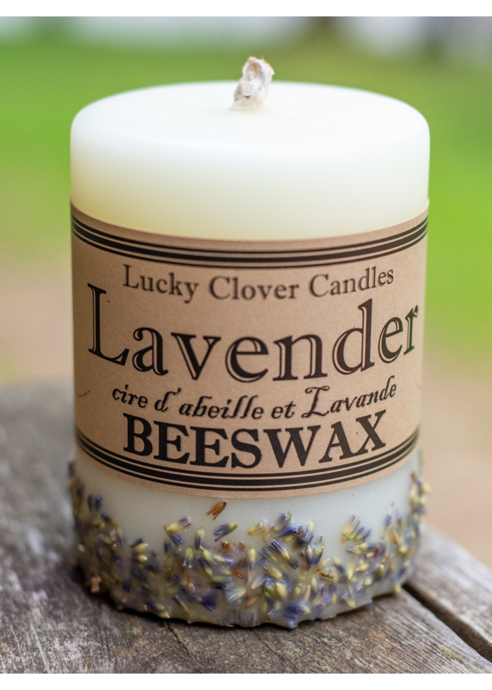 Beeswax Candle - Lavender