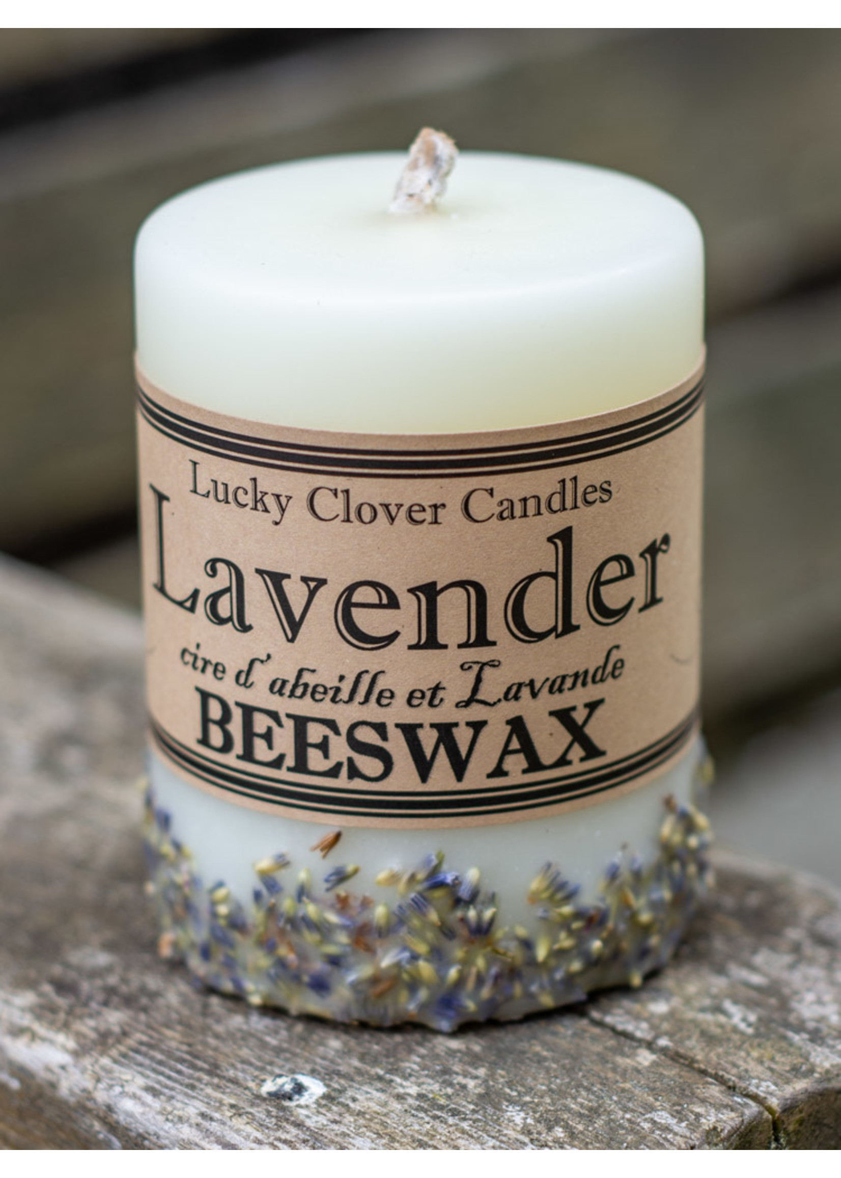 Beeswax Candle - Lavender