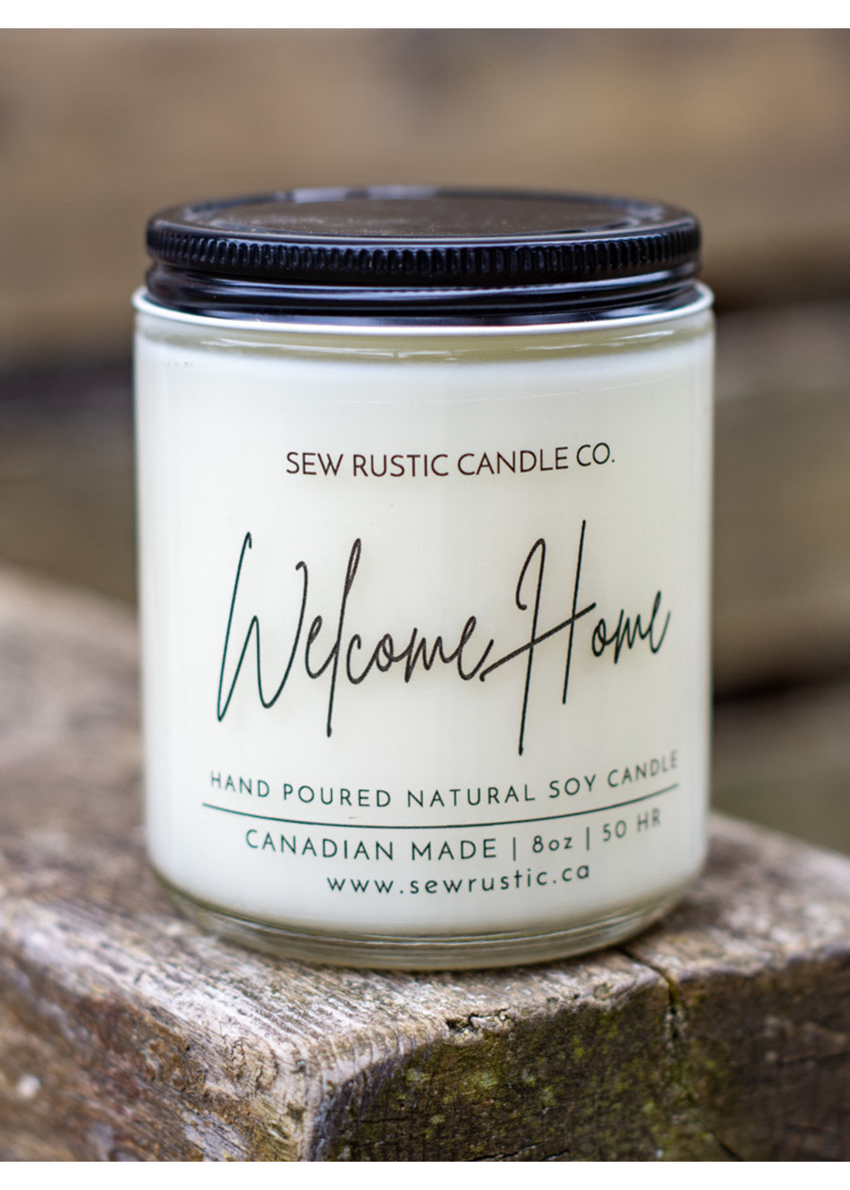 Sew Rustic Welcome Home 8oz Candle