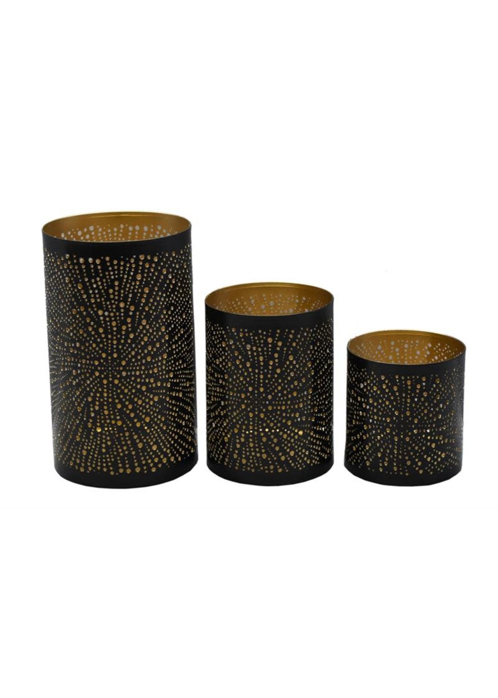 Shadow Cast Candle Holders - Set of 3
