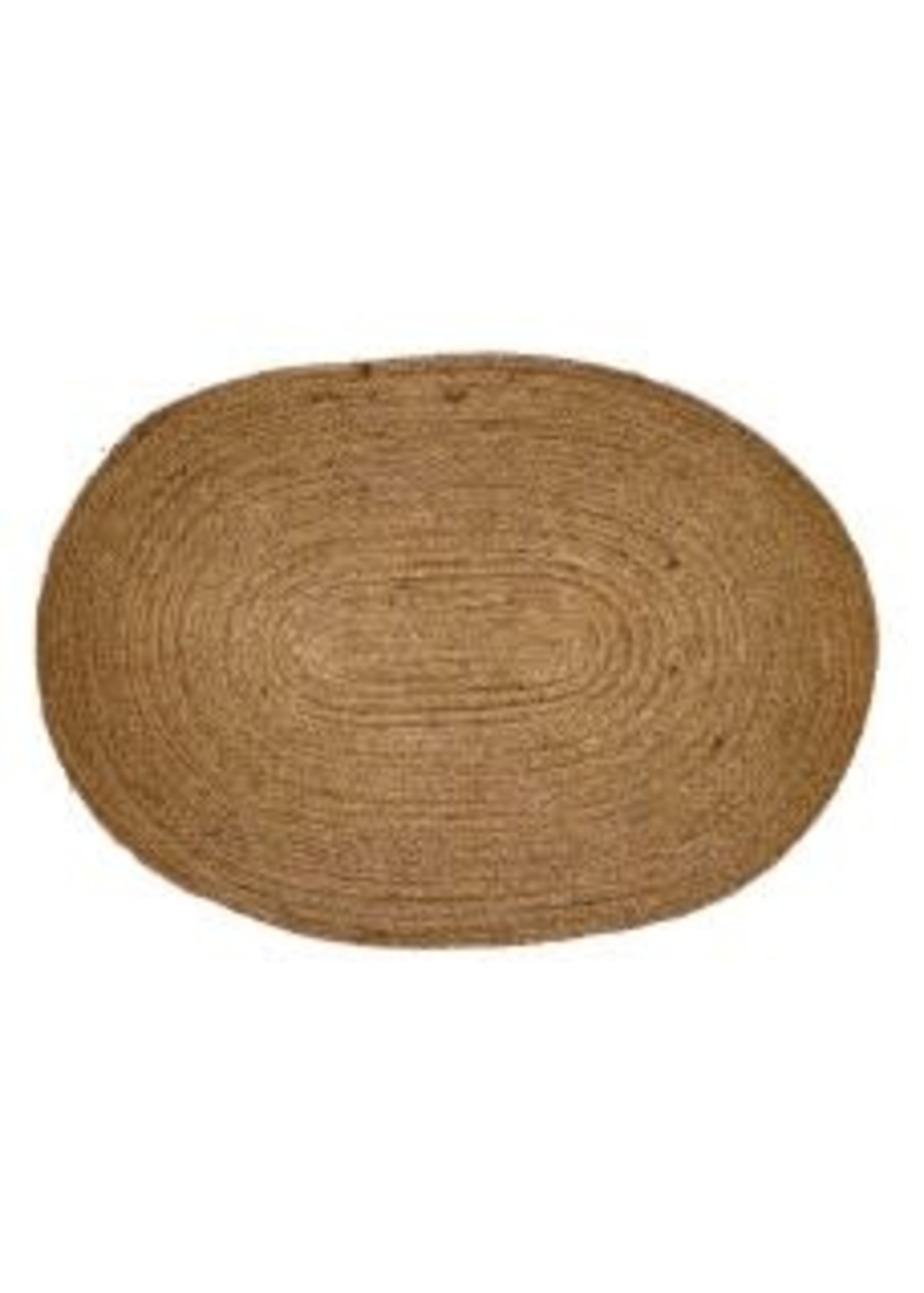Place Mat - Braided Jute - Oval
