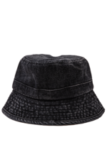 Denim Bucket Hat - Black