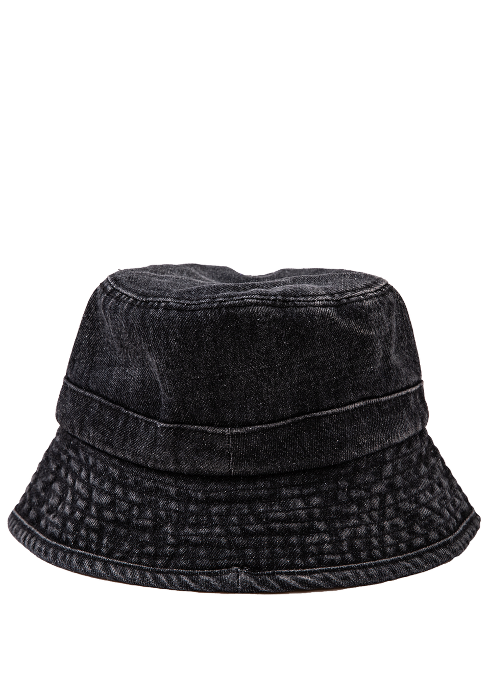 Denim Bucket Hat - Black