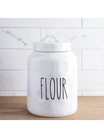 Ceramic Farmhouse Flour Canister