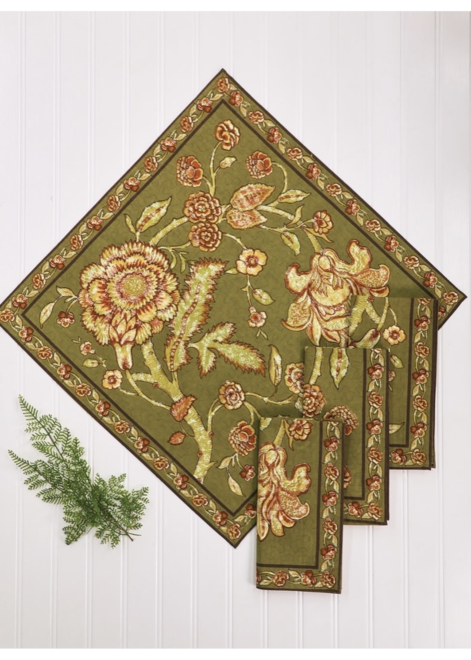 April Cornell Jacobean Garden Napkin Set of 4