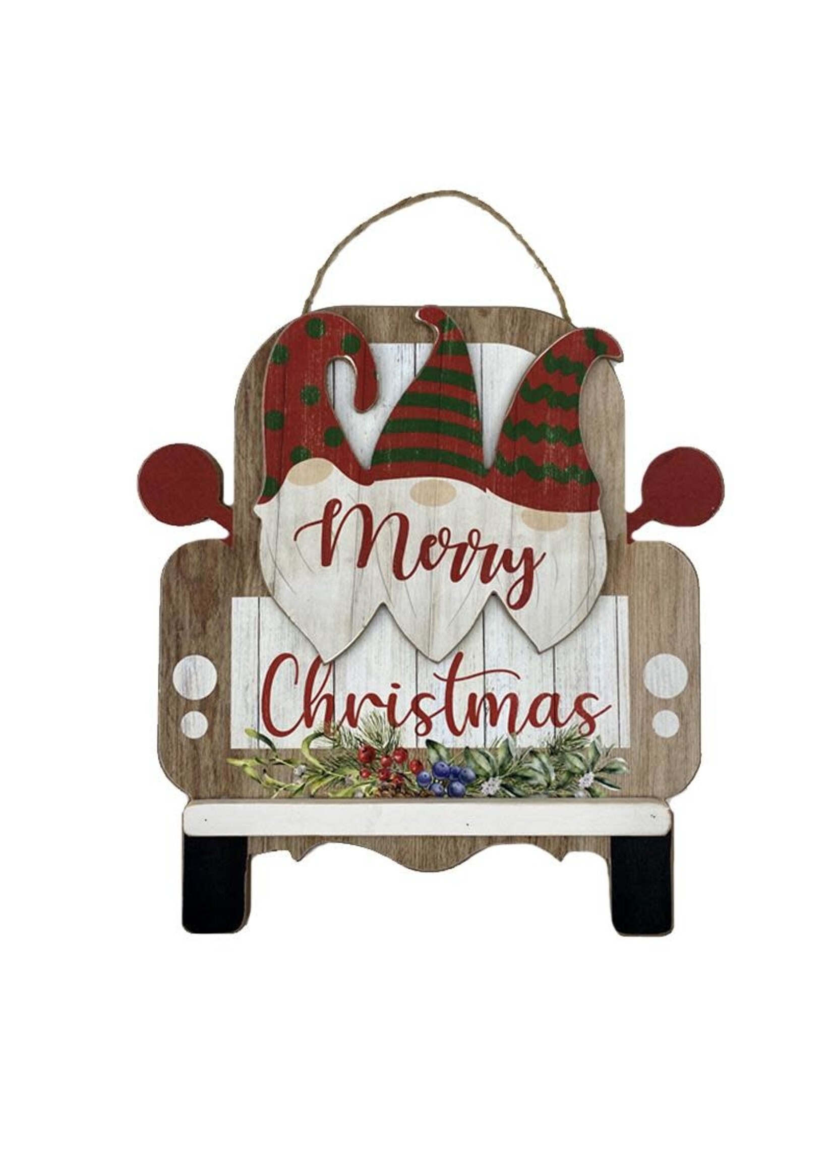 Gnomes in Truck Sign