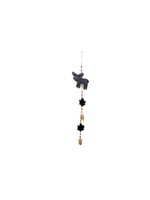 Black Moose Mango Wood Bell Chime