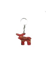 Mango Wood Keychain - Moose CANADA - Vintage Red