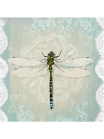 Large Lace Dragonfly Napkins - 20 Pack