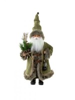 Forest Green Standing Jolly Santa Claus - PICK UP ONLY