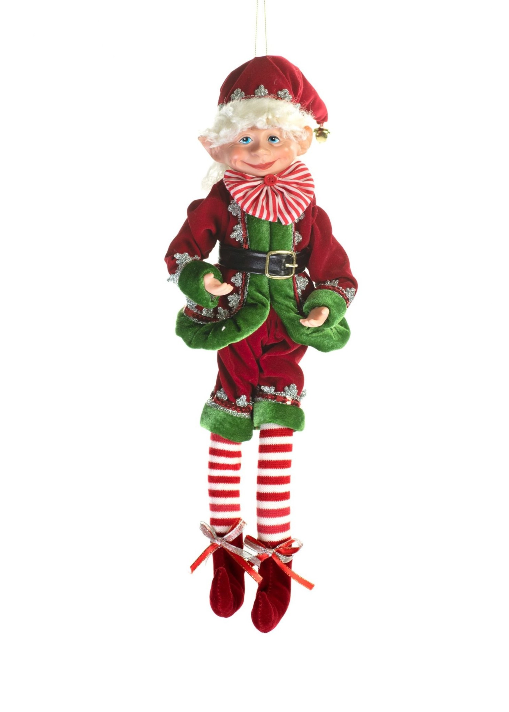 Red Hanging Fancy Elf