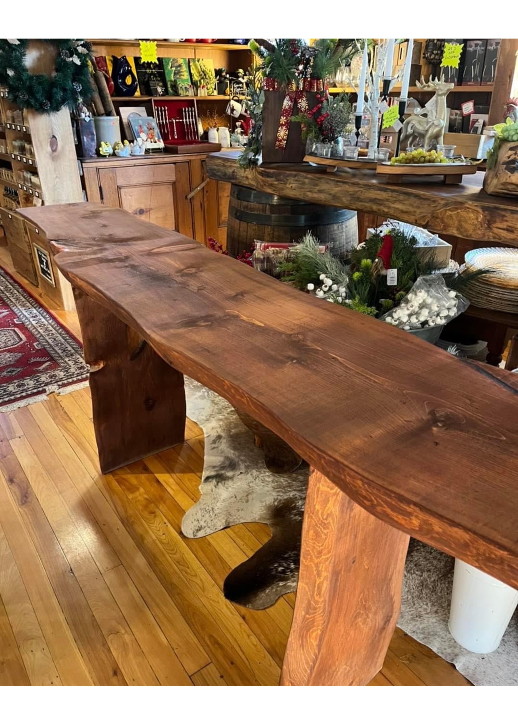 7ft Pine Live Edge Table - PICK UP ONLY