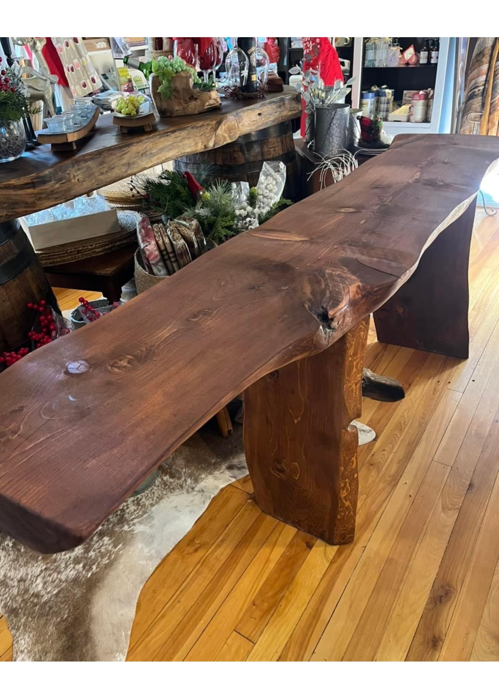 Muskoka Wood Products Handcrafted Live Edge Pine Table - PICK UP ONLY