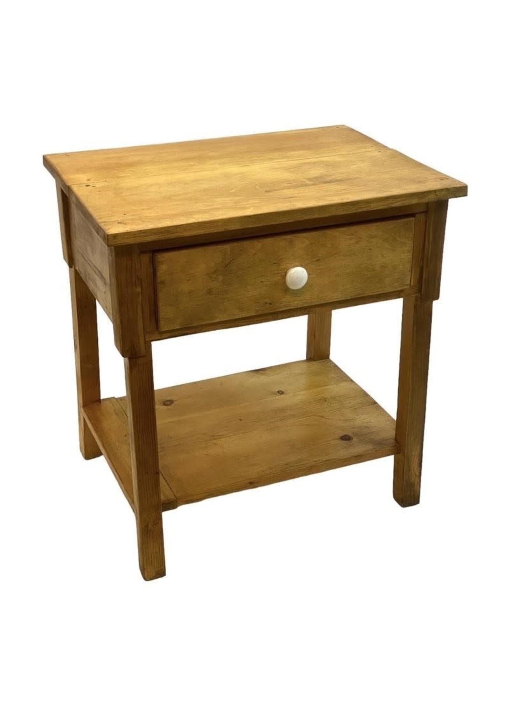 Primitive Vintage Pine Accent Table - PICK UP ONLY