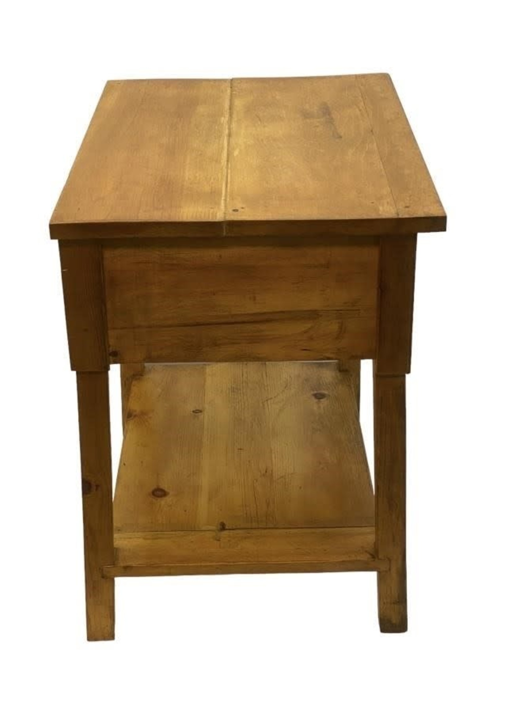 Primitive Vintage Pine Accent Table - PICK UP ONLY