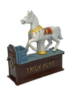 Vintage Cast Iron Trick Pony Bank