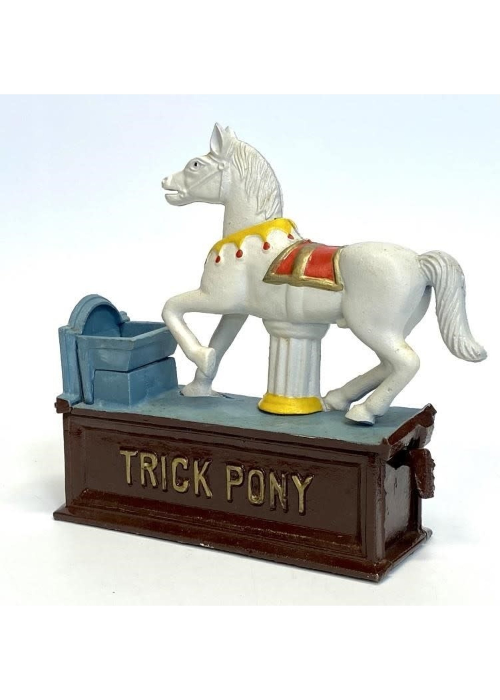 Vintage Cast Iron Trick Pony Bank