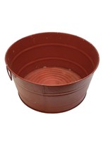 GSW Galvanized Painted Wash Tub - Red - PICK UP ONLY