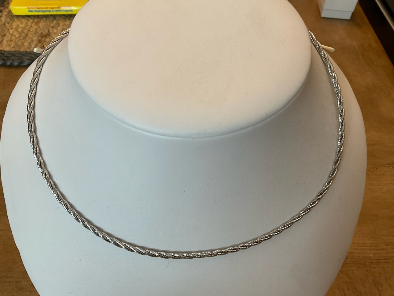 Omega Sterling Silver Twisted Rope Omega 22g Nostalgia