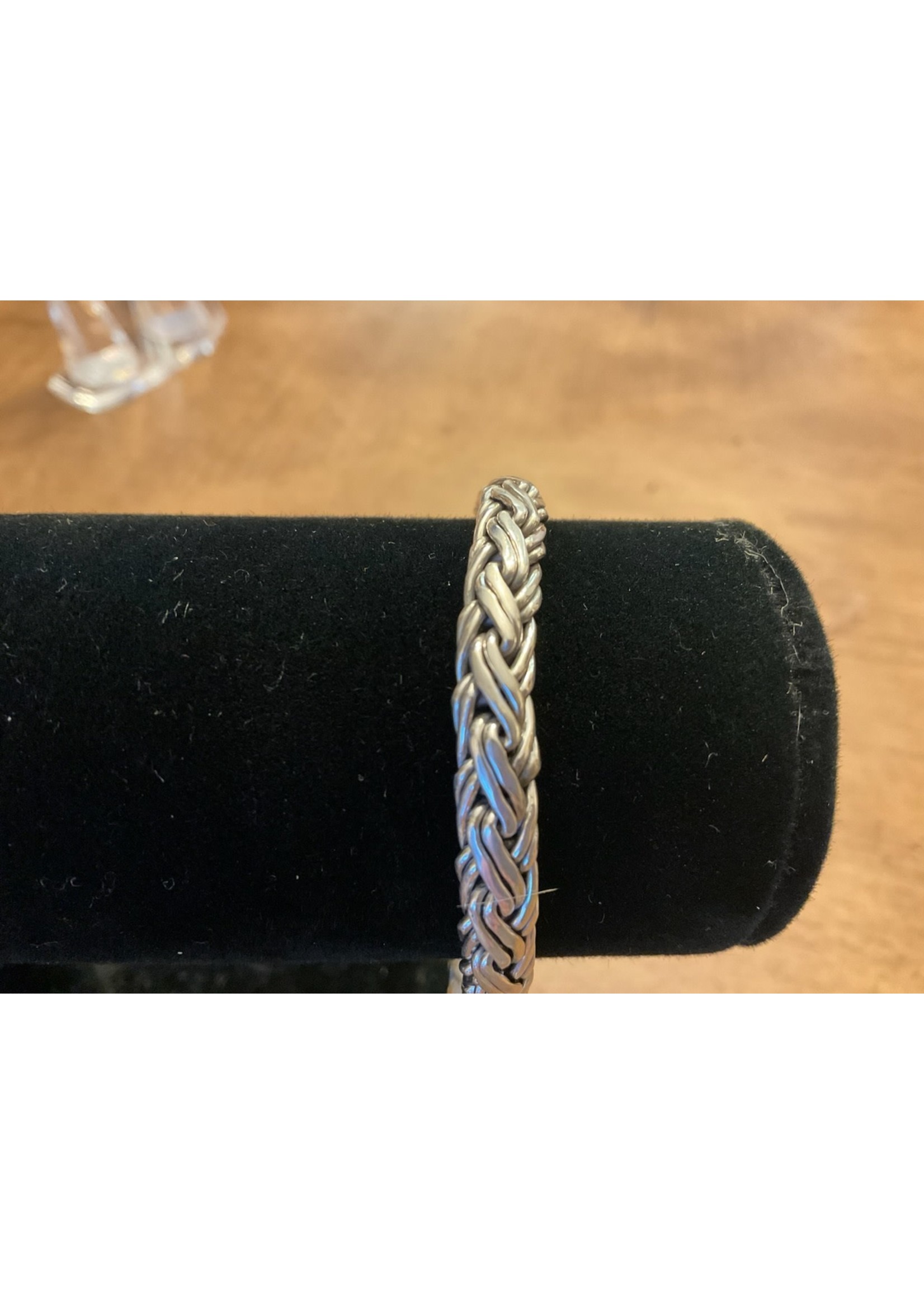 Sterling Silver Heavy Twisted Rope Bracelet - 9”