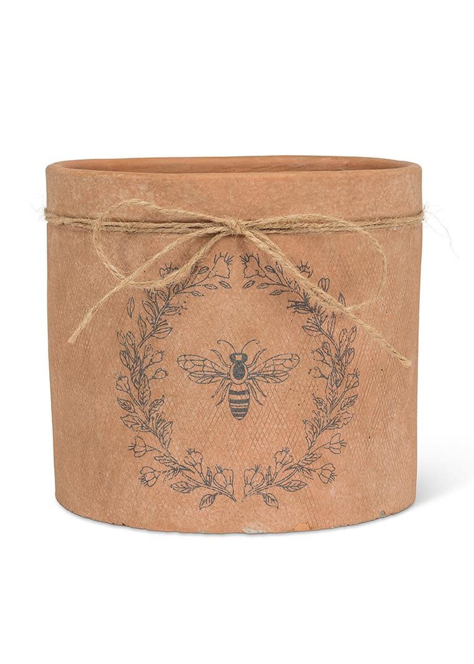 Bee Crest in Planter - Large 7"
