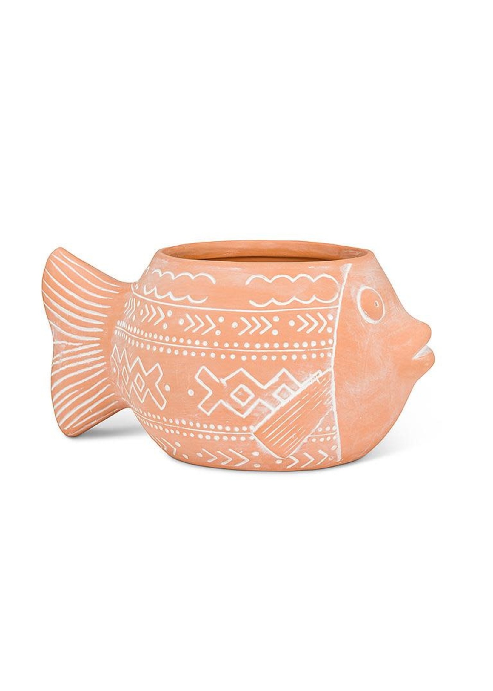 Large Wide Fish Planter - 9.5"L