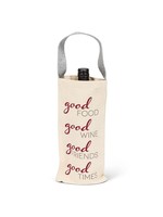 Good Food, Good Wine Bottle Tote