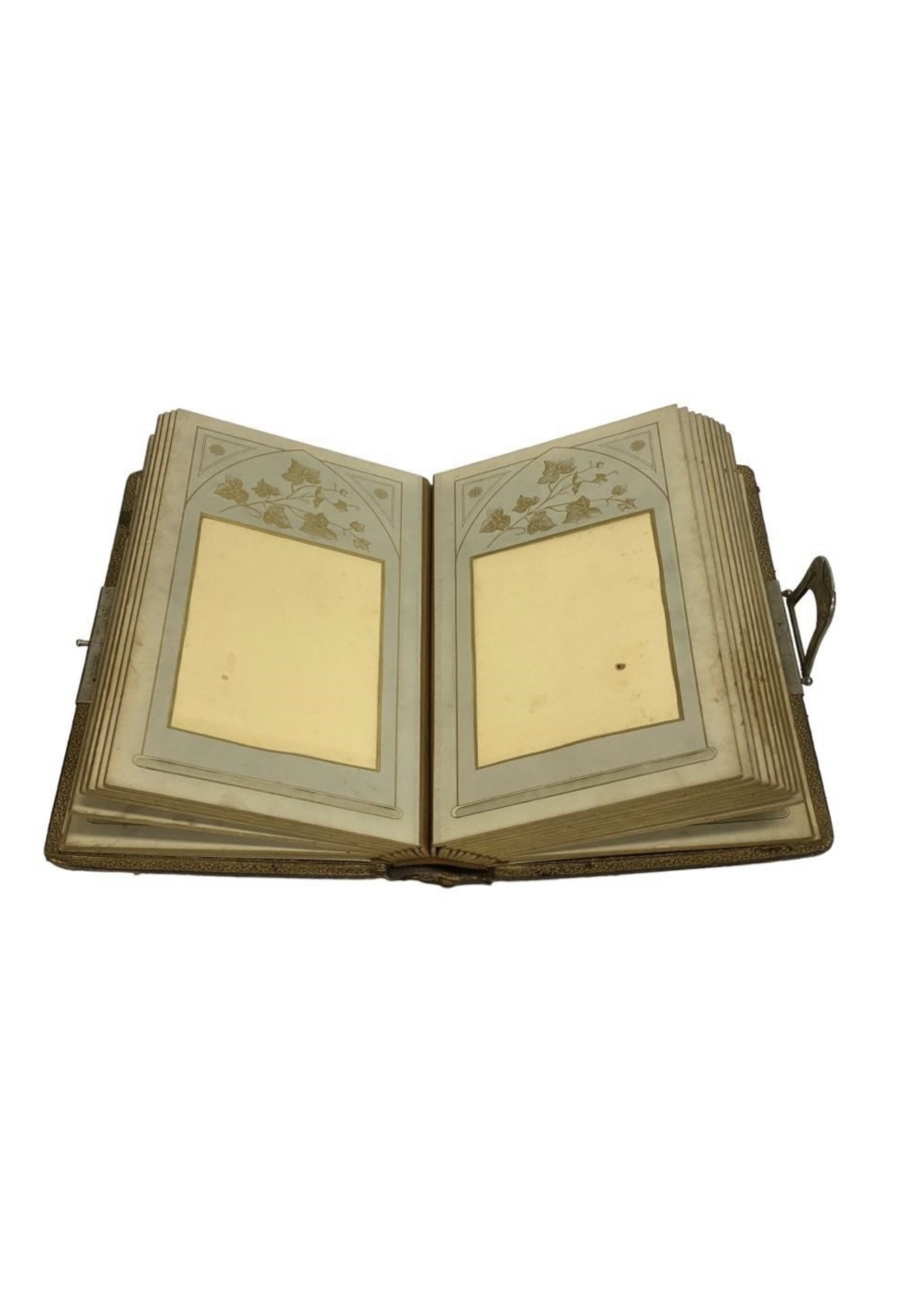 Leather Bound Victorian Photo Album