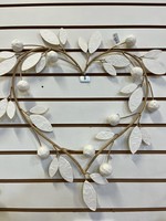 Metal Heart Wreath 20”