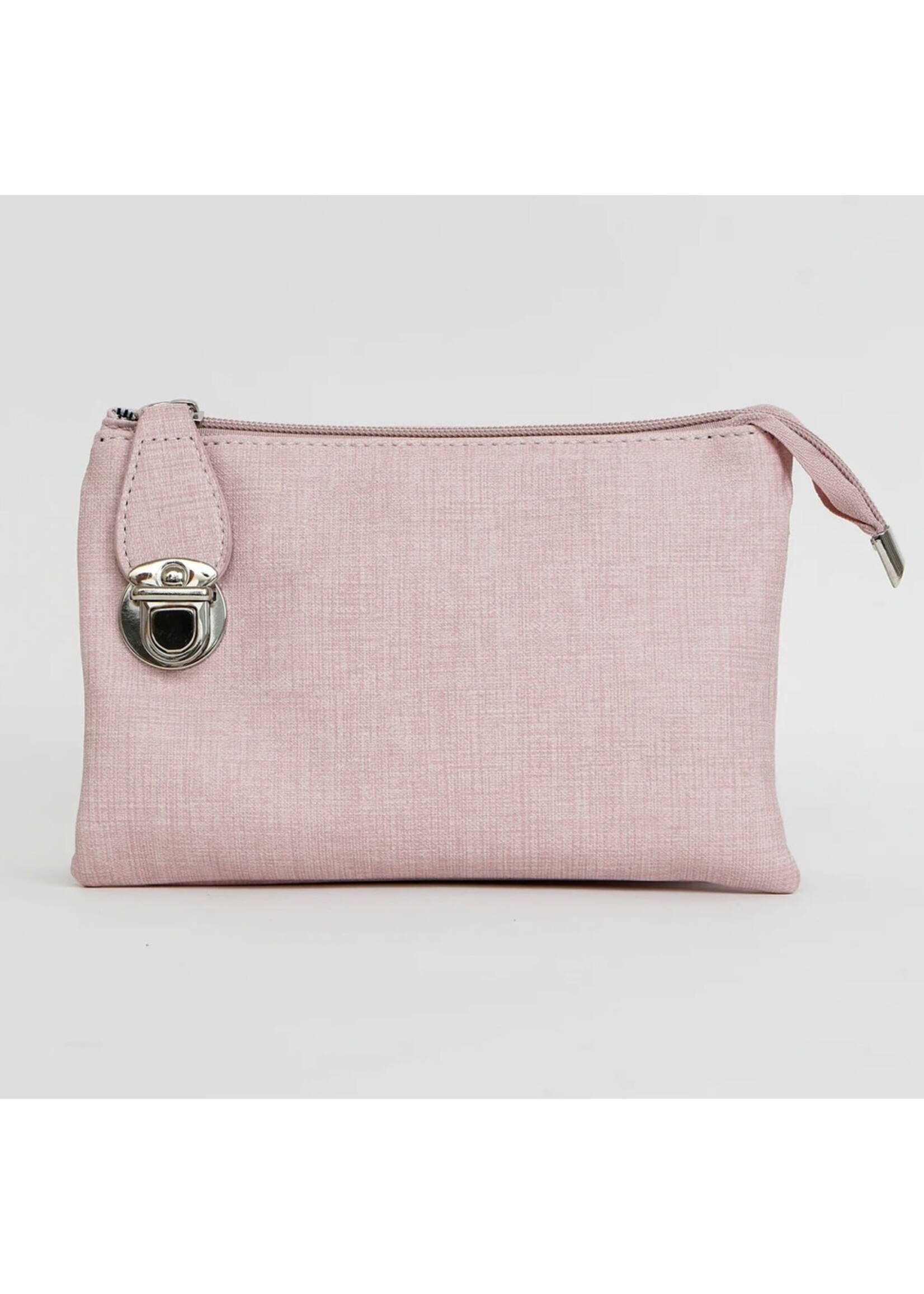 Caracol X-Body Bag with Multi Pockets & Removable Adjustable Straps & Wristlet - Pink