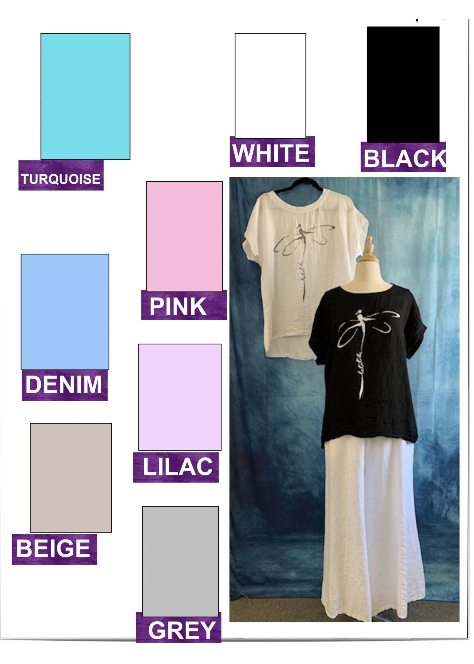 Plum Loco Dragonfly Top