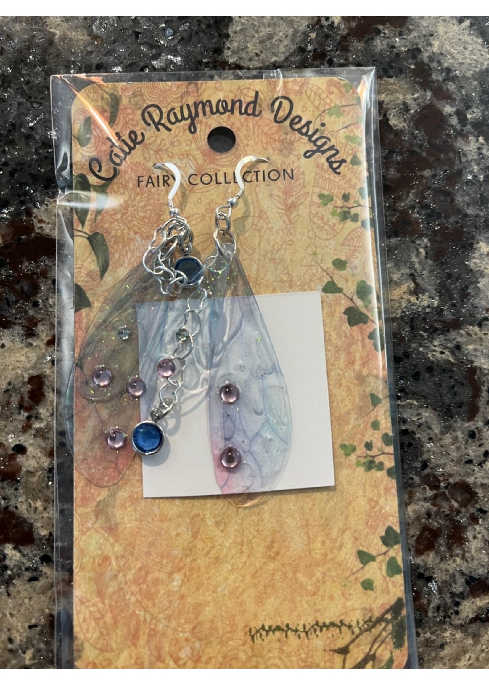 Catie Raymond Fairy Wing Earrings - Handcafted